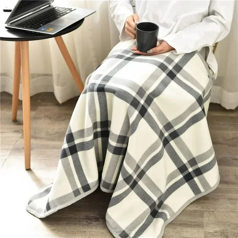 Wearable Blanket Shawl – Soft Flannel Cozy Wrap Blanket