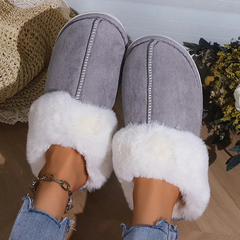 Women's Soft Fur Slippers