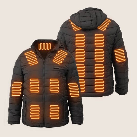 Heated Puffer Jacket for Winter